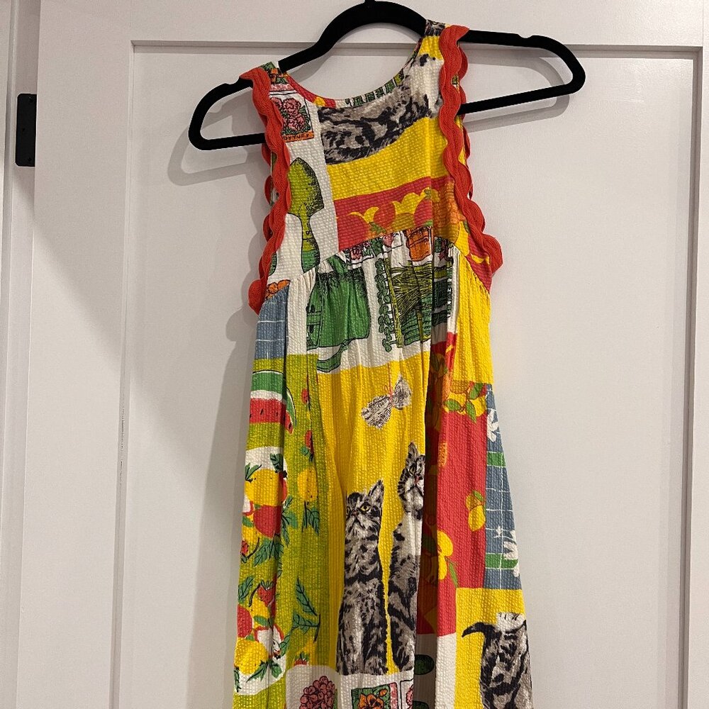 Urban Outfitters Cat & Garden Print Sundress – Size 2